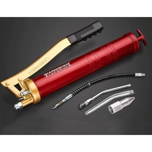 600CC Mini Grease Gun Pistol Grip One Handed Grease Butter Machine Lube Tool For Auto Repair Lubrication Vehicle Hand Tool