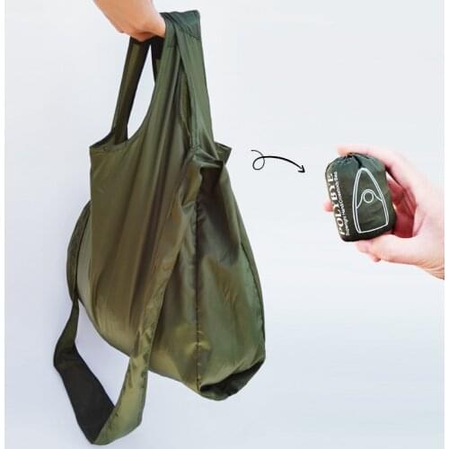 Polybye Super light Reusable Tote bag Eco-friendly Nylon Foldable Shopping Bag Handbag Crossbody bag