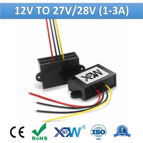 XWST DC to DC Module 12v to 27v 28v Non Isolated Step Up Boost Power Converter 27v 28v Voltage Regulator Stabilizer