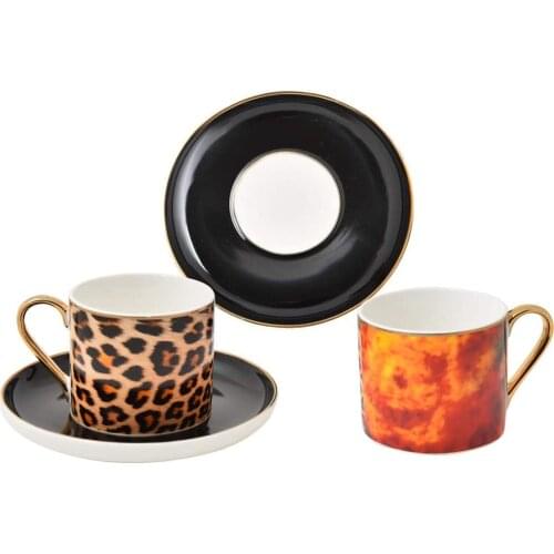 LUCKY ART WESTINA Bone 6 Pieces Coffee Cups Set