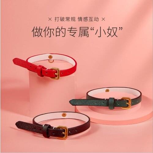 Bdsm Collar Leather And Iron Chain Link bdsm Slave Collars Women Bondage Collar Sex Toys For Couples Adults Sex Restraints S0865