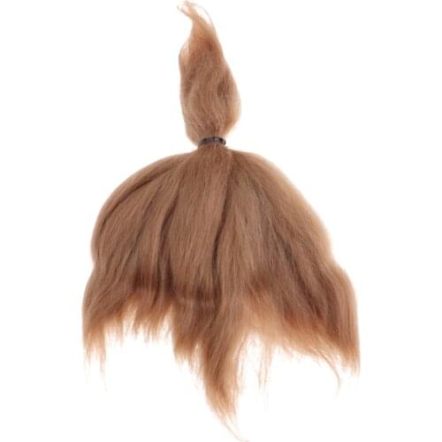 High Quality Real Touch Pure Mohair Hair Wig for Reborn Baby Newborn Doll DIY Making