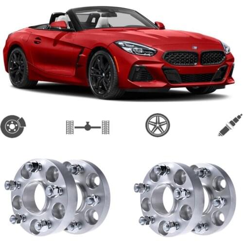 Teeze 4pcs 5X120 72.6CB 25mm Thick Hubcenteric Wheel Spacer Adapters For BMW Series