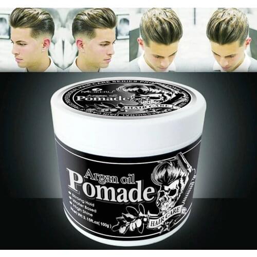 Mokeru Fashion Waxing Strong Hold Long Lasting Styling Men Hair Wax Pomade Molding Hair Gel Hairstyle Wax Mens Perfume Wax