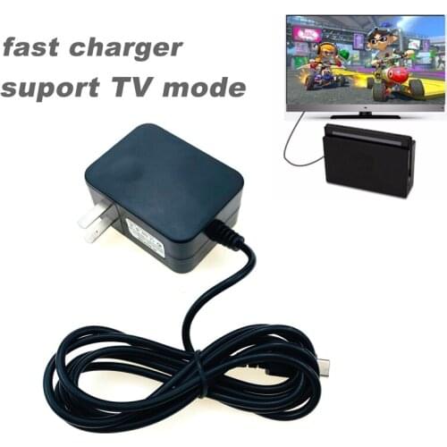 EU DATA FROG AC Adapter Charger For Nintend Switch NS Game Console Wall Travel Home Charge 5V 2.4A USB Type C Power Supply