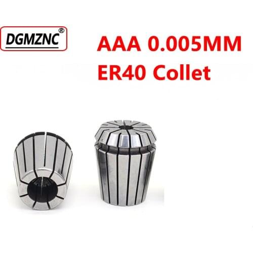 1PCS AAA ER40 3-26mm 0.005mm 0.008mm spring collets for CNC er tool holder clamping collet chuck