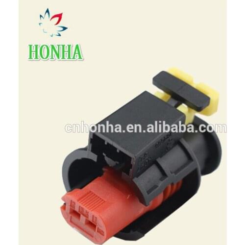 10 pcs/lots 2 Pin/way waterproof sensor VVT plugs auto into the exhaust solenoid connector 284556-1 with wire or without wire