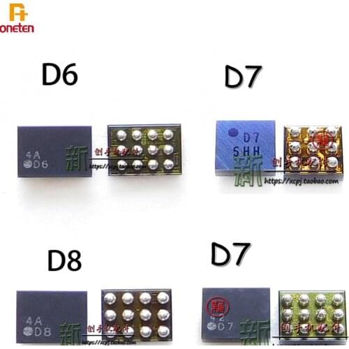2PCS D6 D7 D8 D9 TPS61163A TPS65132A0 D2 GR Light IC Display IC For Xiaomi Huawei OPPO VIVO Motherboard Repair
