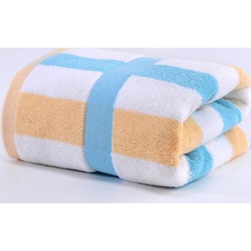 Adult Pure Cotton Cartoon Bath Towel 70 * 140cm Soft Absorbent Rabbit Beach Towel for Kids Muslin Blanket