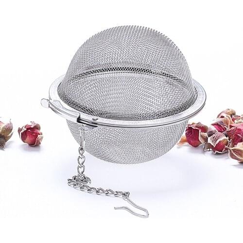 Tea Strainer Stainless Steel Tea Infusers Kitchen Gadgets Tea Ball Egg Infuser Tea Filter Mesh Strainer Kitchen Accessories