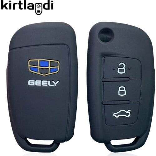 3 Buttons Modified Key Case Cover For Geely Emgrand EC7 EC8 GC6 EC715 EC718 Emgrand7 EU7 EC7-RV EC718-RV Remote Key Holder Shell