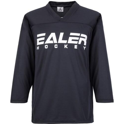 Cool hockey black ice hockey jerseys with EALER logo