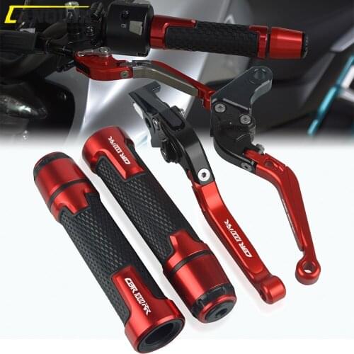 For Honda CBR1000RR CBR 1000RR FIREBLADE 2004 2005 2006 2007 Motorcycle Accessories Brake Clutch Levers Handlebar Hand Grips end