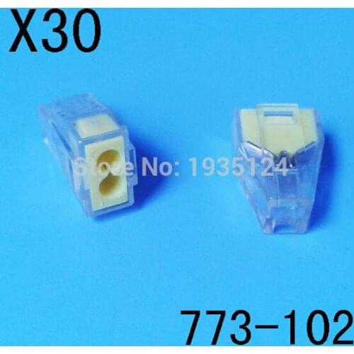 Free shipping 30pcs 773-102 terminal block transparent housing