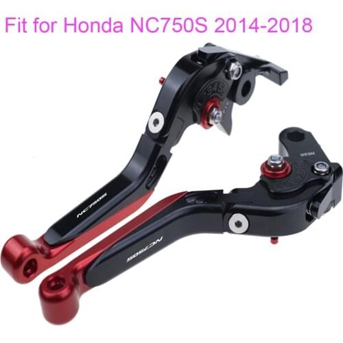 KODASKIN Left and Right Folding Extendable Brake Clutch Levers for Honda NC750S 2014-2018