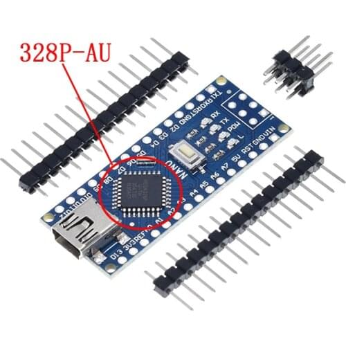 5PCS Nano 3.0 controller compatible with Arduino nano CH340 USB driver NO CABLE NANO V3.0