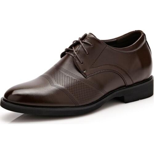 Vogue Mens leather shoes wedding Business dress Nightclubs oxfords Breathable Working lace up shoes mens shoes uio9