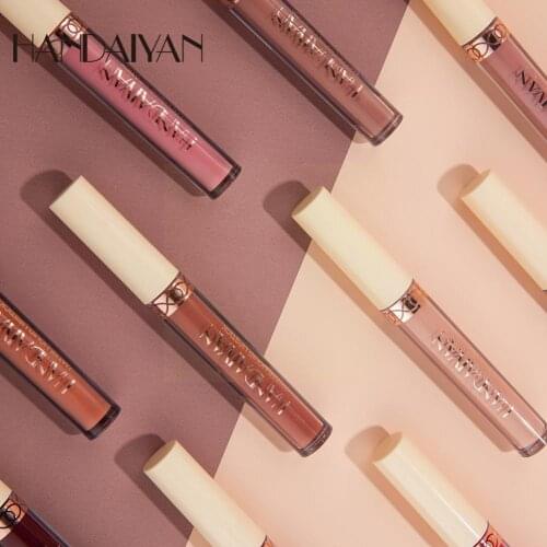 Lip Gloss Set matte Velvet Lipstick Waterproof Long Lasting Set Moisturizing Lip Cosmetic Beauty Cosmetics Tint Women K8Q5