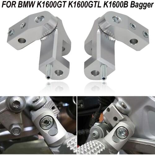 NEW Motorcycle Foot peg Passenger Footpeg Lowering Kit FOR BMW K1600GT K1600GTL K1600B Bagger K 1600 GT GTL K1600 B