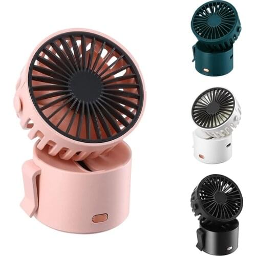 Portable Mini Fan, Personal Fan USB Rechargeable Battery Operated Handheld Neck Desk Fan, for Outdoor Office