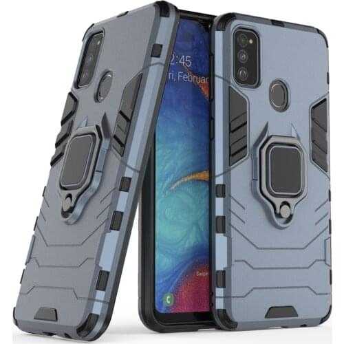 Shockproof Armor Case Samsung M30S Case Ring Stand Cover For Samsung Galaxy M30s Case M30 s M 30S Coque Bumper Fundas