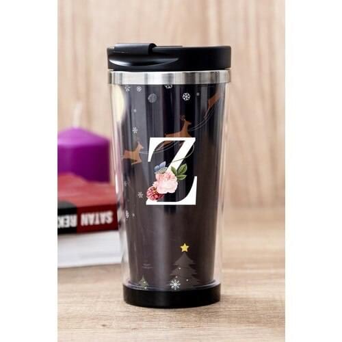 Gift Shop Z Letter Christmas Thermos Cup