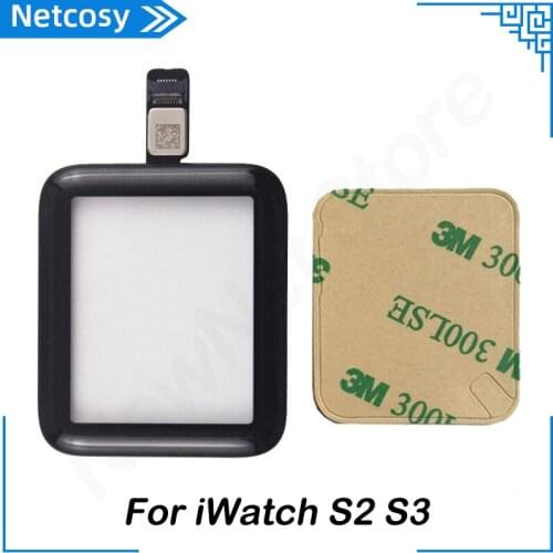 Netcosy Touch Screen Digitizer For Apple Watch Series S2 S3 38MM 42MM Front Touch Panel Glass For iWatch Generation 2 3