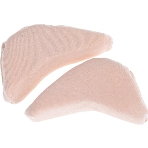 10pc=5Pairs Shoes Adjustment Sponge Half Forefoot Cushion Forefoot Insert Anti-pain Big Shoes Toe Front Long Top Filler Toe Plug