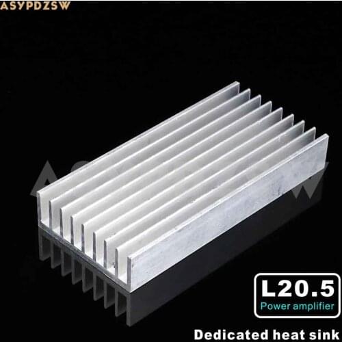 1 PCS L20.5 Mono power amplifier Dedicated heat sink Full aluminum Silver E heatsink