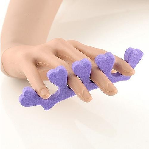 10 Pcs Soft Toe Separator Sponge Foam Finger Nail Art Salon Pedicure Manicure Tool Toe Separators Easy to use, lightweight and