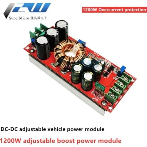 1200W 20A DC-DC Converter Boost Car Step-up Power Supply Module 8-60V to 12-83V