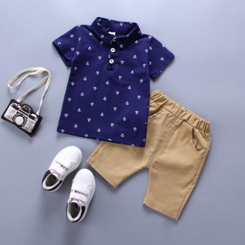 Boys Clothes Sets 2021 Summer Kid T-shirt+shorts 2pc Baby Toddler Outfit Sport Suit For 1 2 3 4 Years Costume Children Clothing