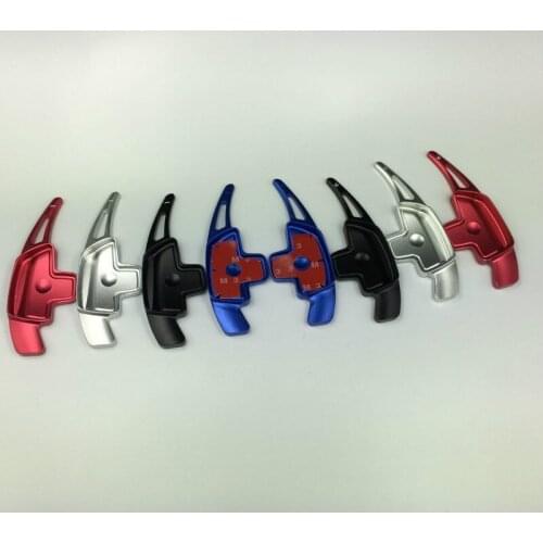 2pcs/set Aluminum Alloy Steering Wheel Plus Shift Gear Shifting For 2015 Mercedes Benz C GLC GLE S CLA grade