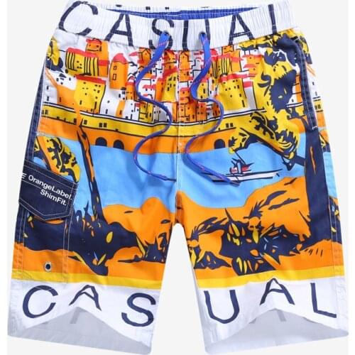 2019 Summer Boys Hawaii Beach Shorts 7-15 Yrs Boys Casual Shorts Kids Beach Surf Swimwear Children Girls Board Breathable Shorts