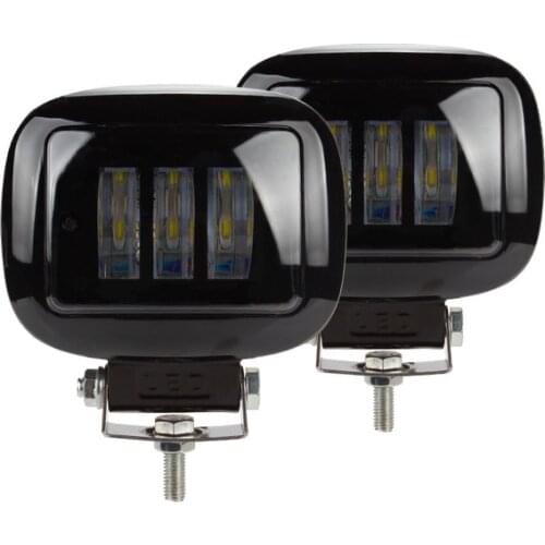 30W Square LED Fog Lights for Cars Fog Lamp Waterproof LED Work Light for Truck car Light Assembly