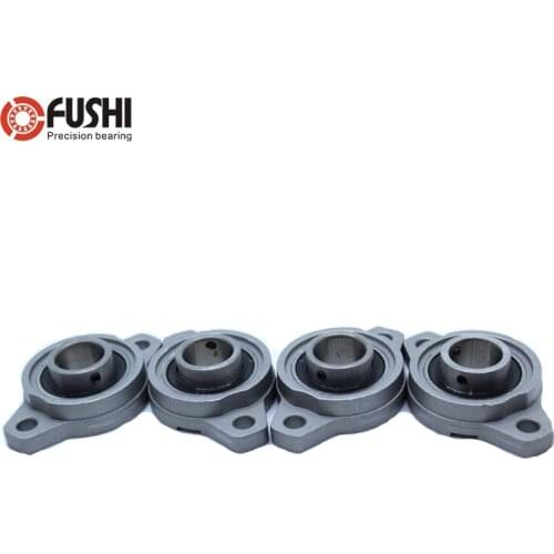 4pcs KFL08 KFL000 KFL001 KFL002 KFL003 Zinc Alloy Diameter 8mm 10mm 12mm 15mm 17mm Bore Bearing Pillow Block Mounted Support