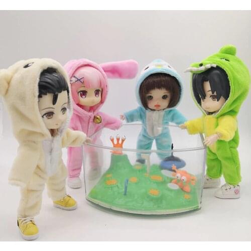 HOUZIWA GSC 1/12 Bjd Doll Accessories Animal Furnishings OB11 Doll Clothes