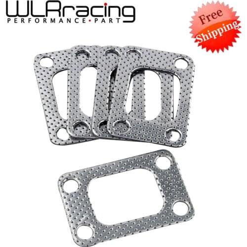 Free shipping UNIVERSAL Aluminum T2 T25 T28 TURBO TO MANIFOLD GASKET 4 BOLT FOR NISSAN SKYLINE 200SX PULSAR WLR4955