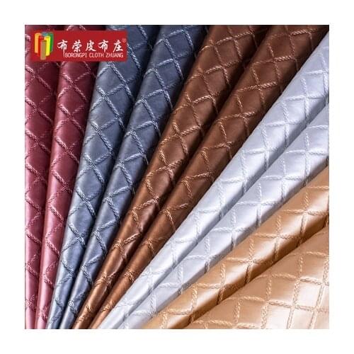 Large lattice grain artificial leather sofa simulation leather Bed head background wall cushion car interior soft pack PU 1M