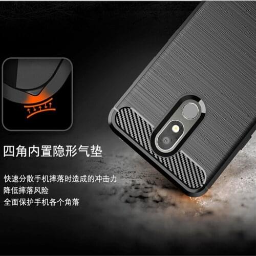 Carbon fiber Cover Shockproof Phone Case For LG G8 G6 K12 Plus G8s ThinQ K40 Stylo 5 Cover Bumper Case