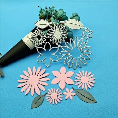 Flower Leaf Metal Cutting Die Stencil DIY Scrapbooking Album Paper Card Template