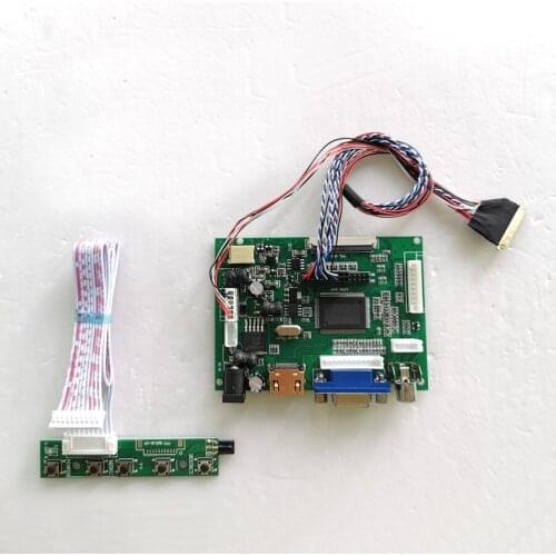 For B133XW03/B133XW04/B133XW07 13.3" notebook panel 1366*768 LVDS 40Pin WLED 2AV+VGA LCD screen controller board kit