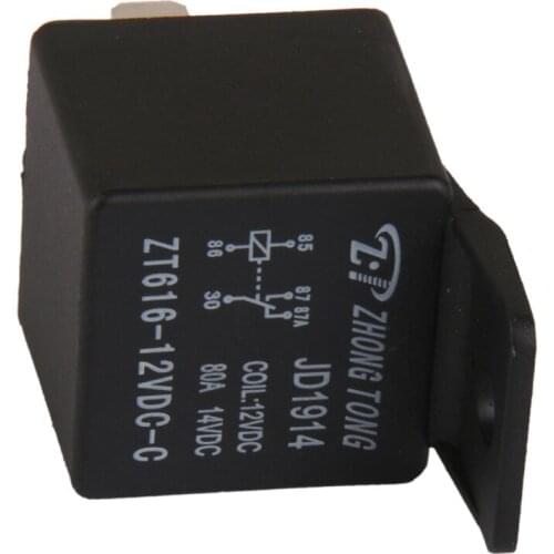 DC Car Vehicle Truck Motor 12V 12 Volt 80A AMP SPDT Relay 5Pin 5P