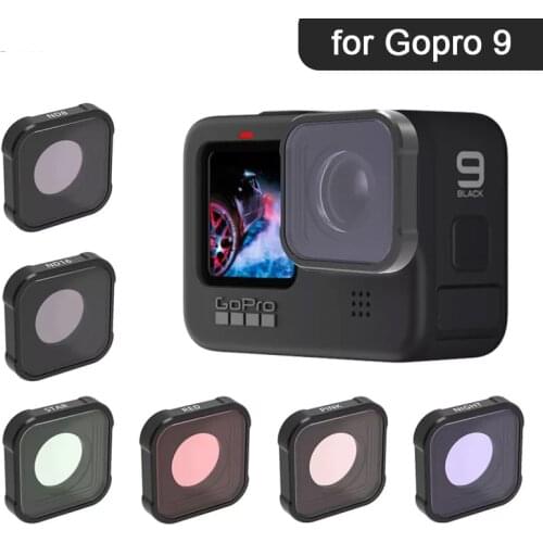 GoPro Hero 9 Filter CPL UV ND4 ND8 ND16 ND32 ND64 Red Lens Filters for GoPro Hero 9 Black Gopro 9 Go Pro Camera Accessories