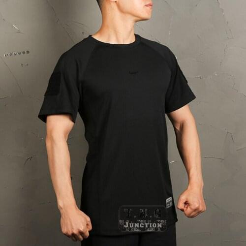 Emersongear Quick Dry Anti-Odor Ergonomic Tee Tactical Sport Training Shirt For Hunting Fishing EDC Outdoor Shooting Gym Top BK