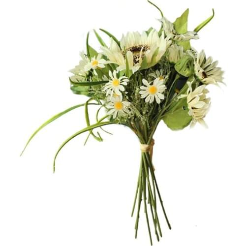 Artificial Sunflowers Wreath Fake Flowers Handmade Garden Wedding Party Holiday Home Decoration