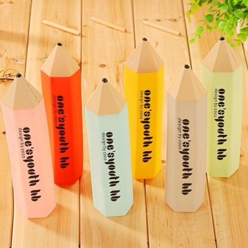 Creative Candy colored pencil silica gel waterproof High capacity Pencil case Office & School Supplies bag Stationery office