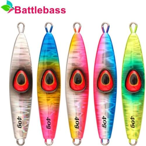 BATTLEBASS Casting Jig Lures 40g 60g 80g Jigging Lure Slow Jig Metal Jig Lures Fishing Tackle Saltwater For 2021Summer fishing