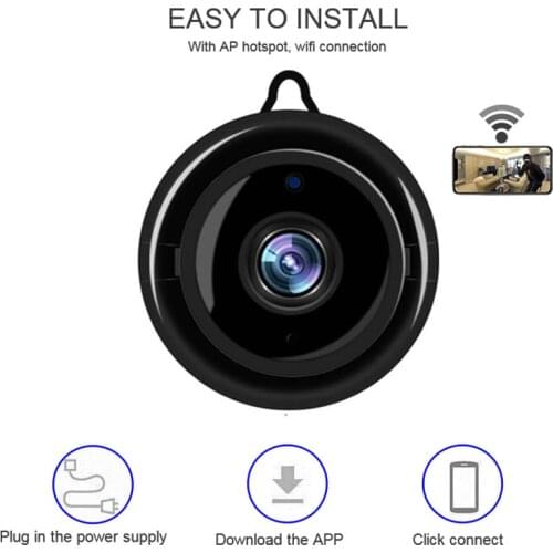 Small 1080P Wireless Wifi Camera With Sensori Night Vision Camera APP Remote Home Security Mini Wifi Camera