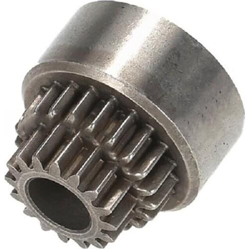 Metal Clutch Bell Double Gears Engine Gear Racing Parts for 1/10 HSP 94122 94155 94166 Oil Truck RC Fuel Car Accessories